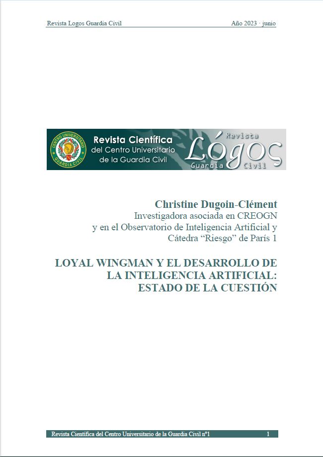 LOYAL WINGMAN Y EL DESARROLLO DE LA INTELIGENCIA ARTIFICIAL:  ESTADO DE LA CUESTIÓN