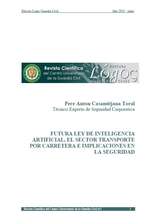 FUTURA LEY DE INTELIGENCIA ARTIFICIAL, EL SECTOR TRANSPORTE POR CARRETERA E IMPLICACIONES EN LA SEGURIDAD